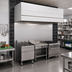 Thumbnail image #3 for Avtec SimpleSpec 48-Inch Wall-Mounted Type I Box Canopy Hood, 60-Inch Deep, 430 Stainless Steel