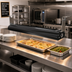 Thumbnail image #2 for Vollrath 66-Inch Low Profile Unlighted Strip Heat Lamp, Aluminum Housing, Black Powder Coat, 208V