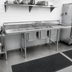 Thumbnail image #2 for Eagle Group 314 Series 80-3/4-Inch Wide 3-Compartment Sink with Right-Hand Drainboard, 304 Stainless Steel