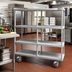 Thumbnail image #2 for Lifetime Tough Heavy-Duty 3-Tier Mobile Aluminum Tray Drying Rack, 63 x 30 x 60 Inches