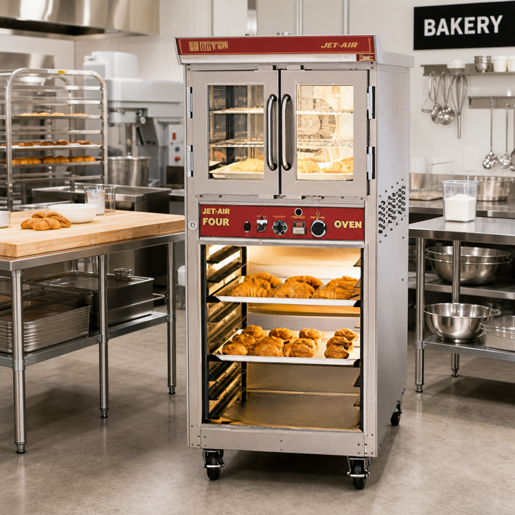 Product image #2 for Jet-Air Full-Size Electric Convection Oven with Cabinet Base, 4 Pan Capacity