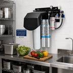 Thumbnail image #2 for Everpure EV943731 Triple-Cartridge Commercial Water Filtration System, 0.2 Micron, 11.25 GPM, 150,000-Gallon Capacity