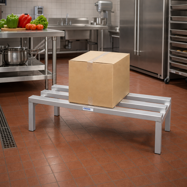 Product image #2 for Channel Manufacturing Promo Series C-Channel Aluminum Dunnage Rack, 42 x 20 x 12 Inches