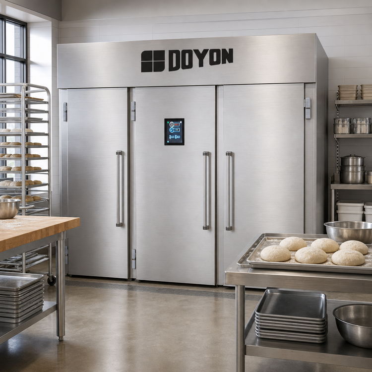 Product image #2 for Doyon KDP31 Roll-In Three-Section Knockdown Proofer Cabinet, Stainless Steel, 3 Double-Rack Capacity