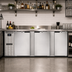 Thumbnail image #2 for Continental Refrigerator BB90NSS 90-Inch 35 cu. ft. Three-Door Front Breathing Back Bar Cooler