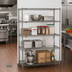 Thumbnail image #2 for Metro Super Erecta Stationary Starter Wire Shelving Unit, 42 x 24 x 63 Inches, 4 Shelves, Metroseal Gray