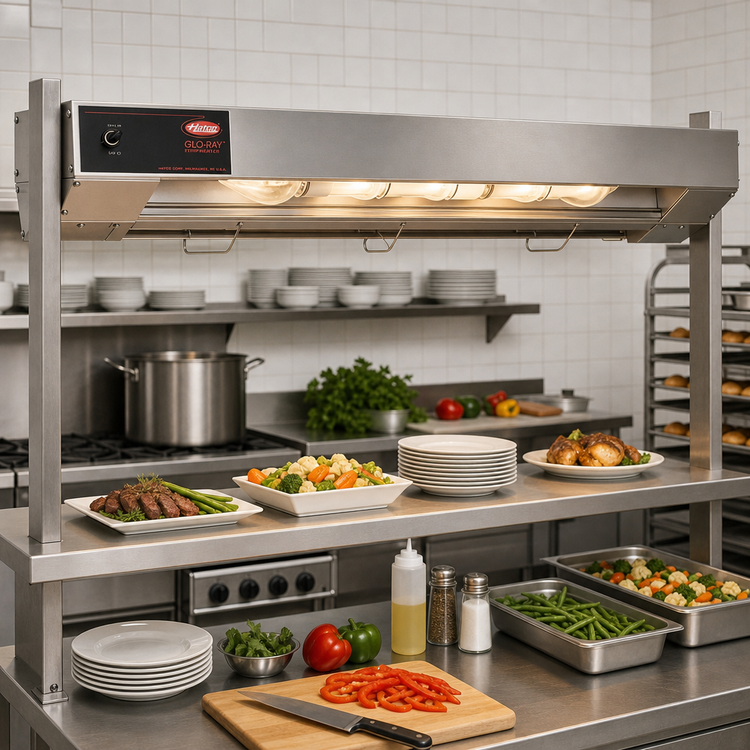 Product image #2 for Hatco Glo-Ray® 144-Inch Lighted Infrared Strip Heater, Standard Wattage, Aluminum