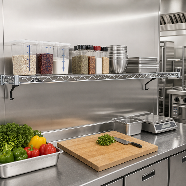 Product image #2 for Metro Super Adjustable Super Erecta 60" x 18" Stainless Steel Wire Shelf