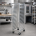 Thumbnail image #2 for Carter-Hoffmann 20-Tray Wide-Opening Side-Load Fixed Angle Pan Rack for 18 x 26 Trays