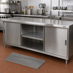 Thumbnail image #2 for John Boos EBRS-2472 Removable Intermediate Shelf, 72"W x 24"D Work Tables, 18-Gauge 300-Series Stainless Steel