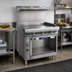 Thumbnail image #2 for Imperial Spec Series 36-Inch Heavy Duty Gas Griddle Range with Open Cabinet Base