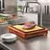 Thumbnail image #2 for Cal-Mil Cut-Mate Westport Countertop Unheated Carving Station with Heat Lamp Bracket, 22 x 18 x 4 Inches