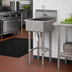 Thumbnail image #2 for Advance Tabco Freestanding Stainless Steel Service Sink with Knee Valve, Gooseneck Spout, and 24 x 18 x 8 Inch Bowl