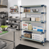 Thumbnail image #2 for MetroMax 4 4-Shelf Add-On Polymer Shelving Unit, Blue, 42 x 18 x 74 Inches