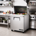 Thumbnail image #2 for True Mega-Top Sandwich/Salad Prep Table, 27-5/8 Inch Wide, 1 Solid Door, 12-Pan Top