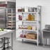 Thumbnail image #3 for Cambro Camshelving Premium 4-Tier Vented Add-On Polymer Shelving Unit, 36 in. W x 18 in. D x 64 in. H