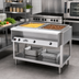 Thumbnail image #2 for ServeWell® 2-Well Sealed-Well Hot Food Table with Open Stainless Steel Base