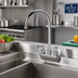 Thumbnail image #2 for Krowne Royal Series Low-Lead Splash-Mounted Gooseneck Commercial Faucet, 8-1/2 Inch Spout, 4 Inch Centers
