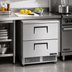 Thumbnail image #2 for Single-Section 32-Inch Worktop Refrigerator with 2 Drawers, Self-Contained, Front Breathing