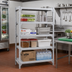 Thumbnail image #3 for Cambro Camshelving Premium 4-Shelf Solid Shelf Kit, 21-Inch x 30-Inch, Speckled Gray