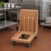 Thumbnail image #3 for Cambro Camdolly Tray and Sheet Pan Camcarrier Dolly with Handle, Coffee Beige, 350 lb Capacity