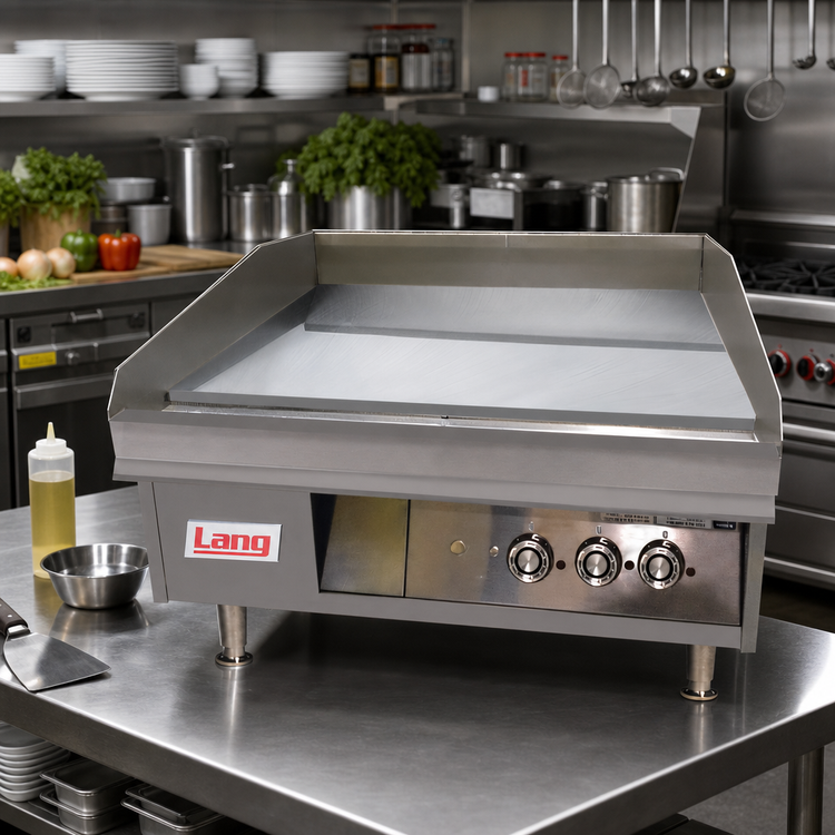 Product image #3 for Lang LG Series 36-Inch Countertop Gas Griddle with 1-Inch Chrome-Plated Plate