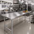 Thumbnail image #2 for Advance Tabco 144-Inch x 36-Inch Stainless Steel Work Table with 14-Gauge 304 Top and Countertop Edge