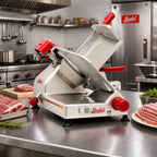 Thumbnail image #2 for Berkel B12-SLC 12-Inch Manual Angled Gravity-Feed Meat Slicer with Built-In Sharpener