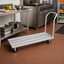Thumbnail image #2 for Advance Tabco Special Value Series Mobile Square Bar Aluminum Dunnage Rack, 60 x 20 Inch, One Tier