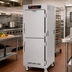 Thumbnail image #2 for Metro C5 8 Series Mobile Full-Height Pass-Thru Controlled Temperature Holding Cabinet with Solid Dutch Doors and Lip Load Slides