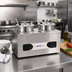 Thumbnail image #2 for Nemco 6120A Twin Well 4-Quart Countertop Wet Food Warmer