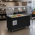 Thumbnail image #2 for Vollrath 2-Series Affordable Portable 4-Pan Refrigerated Cold Food Buffet Station with Breath Guard and Locking Casters