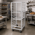 Thumbnail image #2 for Channel Manufacturing Double Section Side-Loading Aluminum Bun Pan Oven Rack for 20 Full-Size Pans