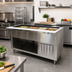 Thumbnail image #2 for Advance Tabco 62-1/2 Inch 4-Pan Refrigerated Cold Pan Buffet Station, Self-Contained, 120V
