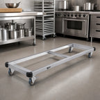 Thumbnail image #2 for Metro D2172SP Stainless Steel Truck Dolly Frame, 72 x 21 in, Wraparound Bumper