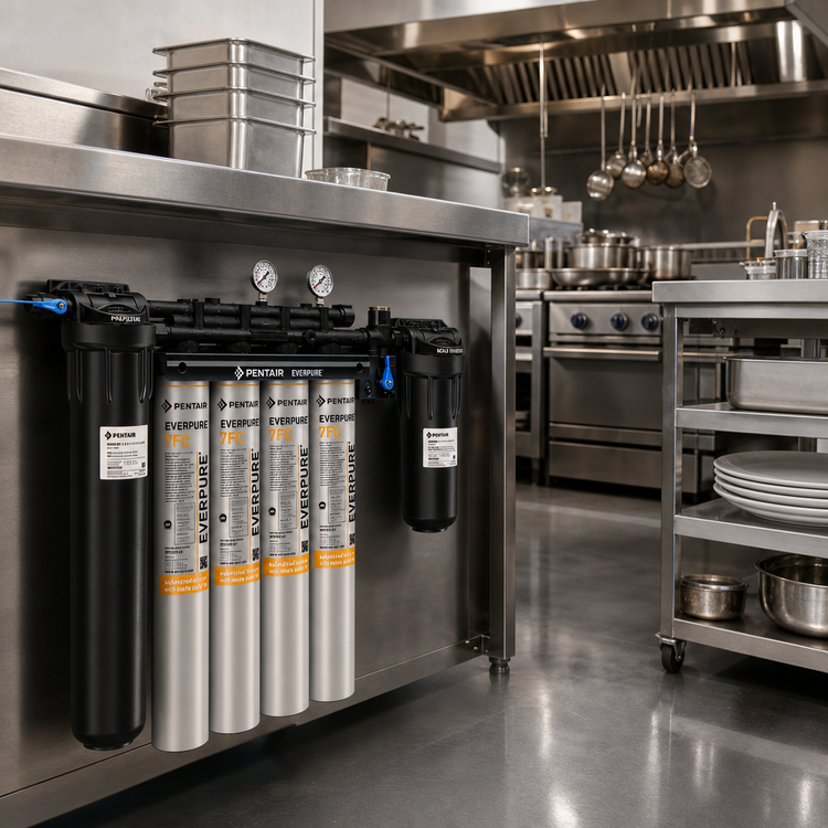 Product image #2 for Everpure High Flow CSR Quad-7FC Commercial Water Filtration System, 10 GPM, 100,000 Gallons