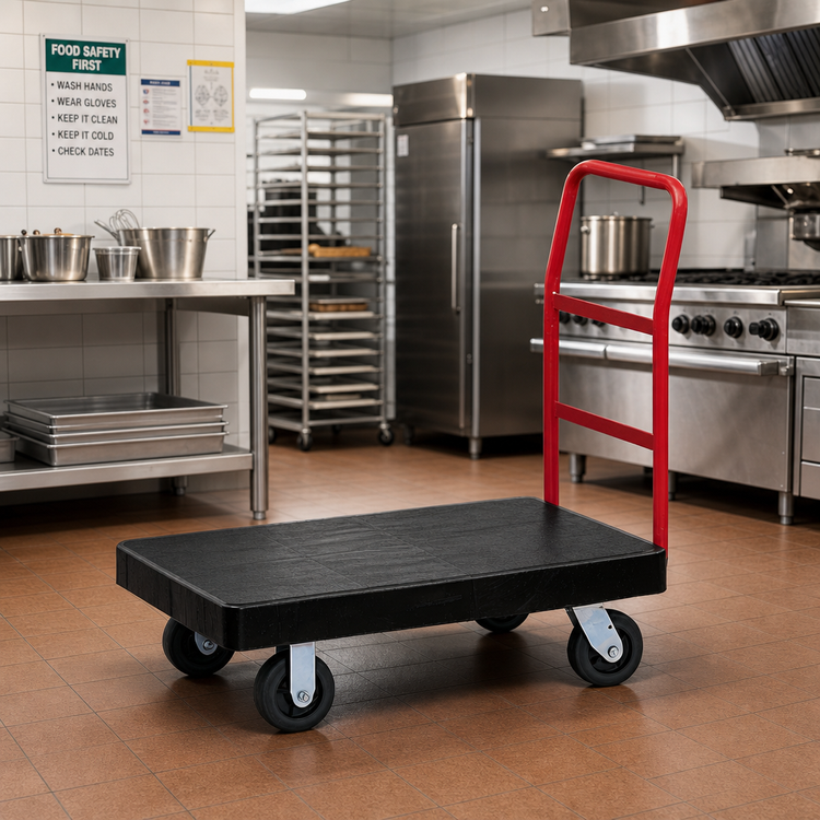 Product image #2 for Rubbermaid Commercial Products Heavy-Duty Platform Truck, 36 x 24 Inches, 2,000 lb Capacity