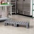Thumbnail image #2 for Metro Bow-Tie 30 Inch x 22 Inch x 12 Inch Slotted Polyethylene Dunnage Rack