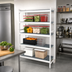 Thumbnail image #2 for Fermostock 4-Tier Perforated Stationary Starter Polymer Shelving Unit, 35