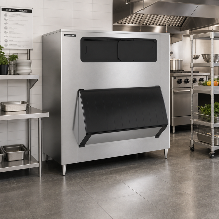Product image #2 for Hoshizaki B-1500SS 60-Inch Stainless Steel Ice Storage Bin for Top-Mounted Ice Makers, 1500 lb. Capacity
