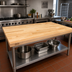 Thumbnail image #2 for John Boos Boos Block Maple Kitchen Countertop, 72 x 32 x 1-1/2 Inch, Varnique Finish