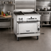 Thumbnail image #2 for Vulcan VTC36B 36-Inch Heavy Duty Gas Infrared Charbroiler with Cabinet Base