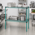 Thumbnail image #2 for QuadPlus Solid Polymer Shelf Mat with Wire Quad-Adjust Frame, 36 x 21 Inches, Green