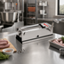 Thumbnail image #2 for Trento 18 lb Manual 2-Speed Horizontal Gear Drive Sausage Stuffer with Stainless Steel Cylinder and Sides