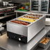 Thumbnail image #2 for Hatco CHW-43 Electric Countertop Food Warmer/Cooker, 4 x 1/3 Size Pan Capacity, Wet/Dry Operation