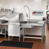 Thumbnail image #2 for Eagle Group Straight Soiled Dishtable with Right-to-Left Operation and 20 x 20 x 5-Inch Pre-Rinse Sink, 36 x 30 Inches