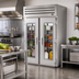 Thumbnail image #2 for True Spec Series 2-Section Roll-Thru Refrigerator with Glass Front and Solid Rear Swing Doors