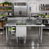 Thumbnail image #2 for Power Soak Power Prep Advanced 66-Inch Wide Two-Bay Produce Wash Sink System, 208V