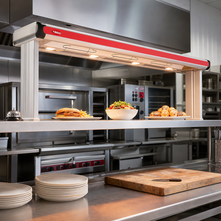 Product image #2 for Hatco Glo-Ray Designer Infrared Strip Heater with Lights, 87.5-Inch, 1.92 kW, Aluminum