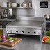 Thumbnail image #2 for Supreme JGM-2460 60 Inch Gas Countertop Griddle with 1 Inch Smooth Steel Plate